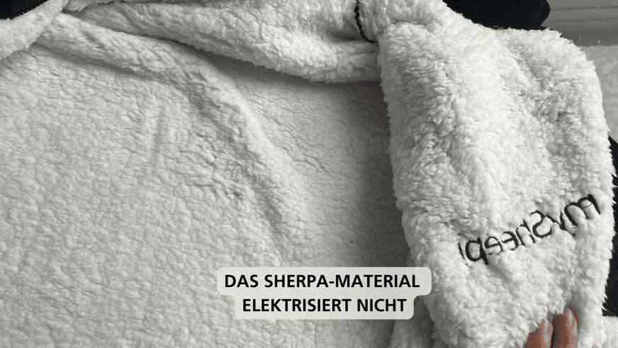 mySheepi Kuschelmantel Material